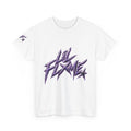 Lil Flame Graphic Tee — Purple Graffiti Streetwear T-Shirt