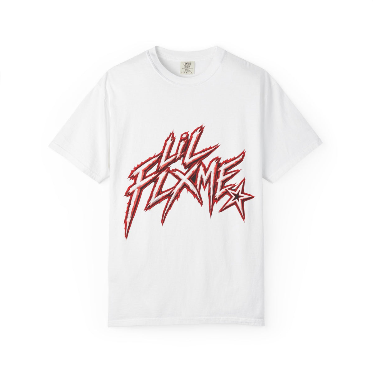 Lil Flxme Graphic Tee front&back