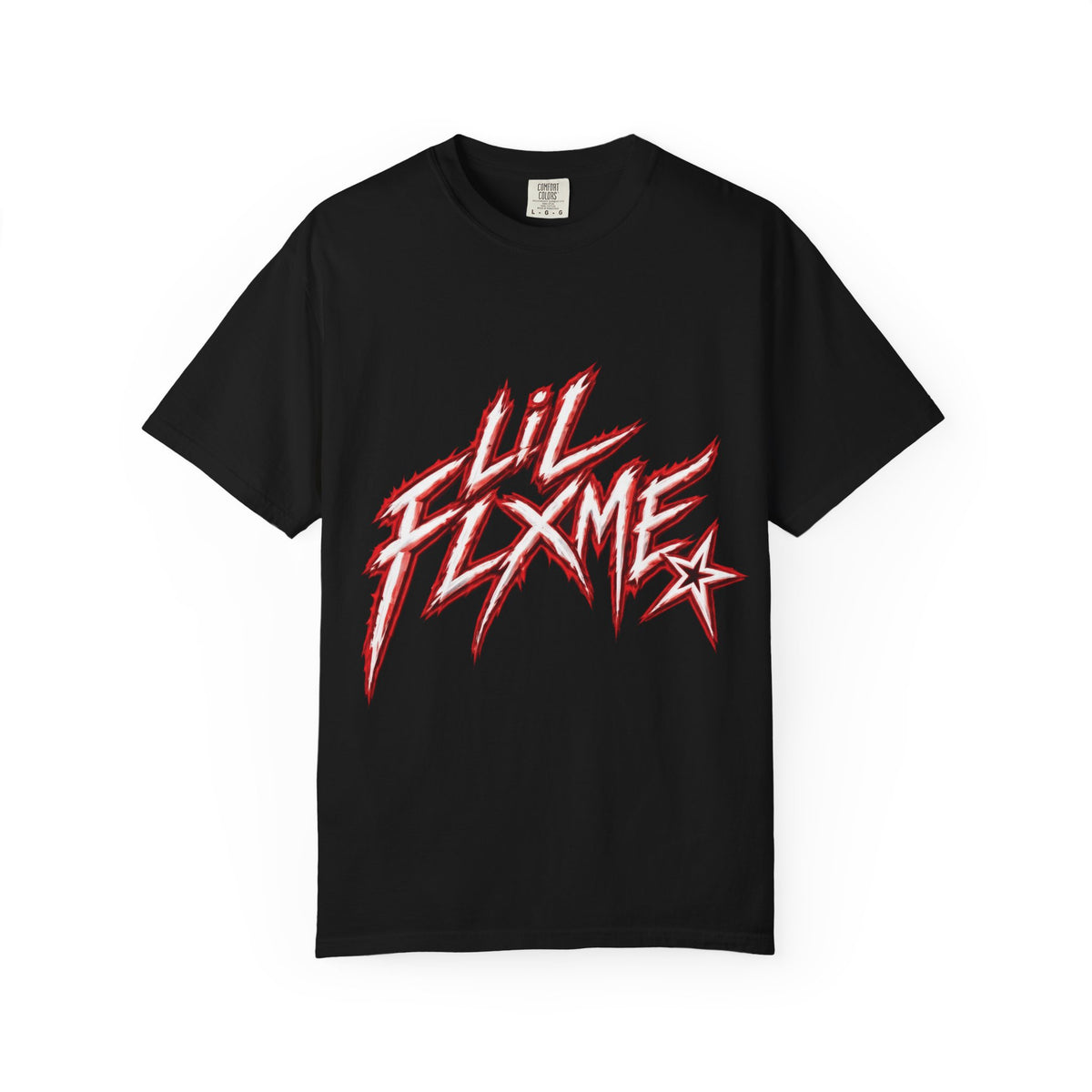 Lil Flxme Graphic Tee front&back