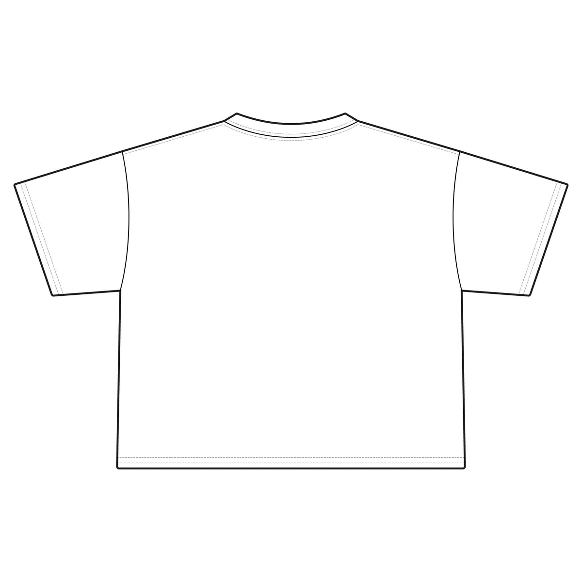 Women's Cropped Basic Lil Flxme Tee