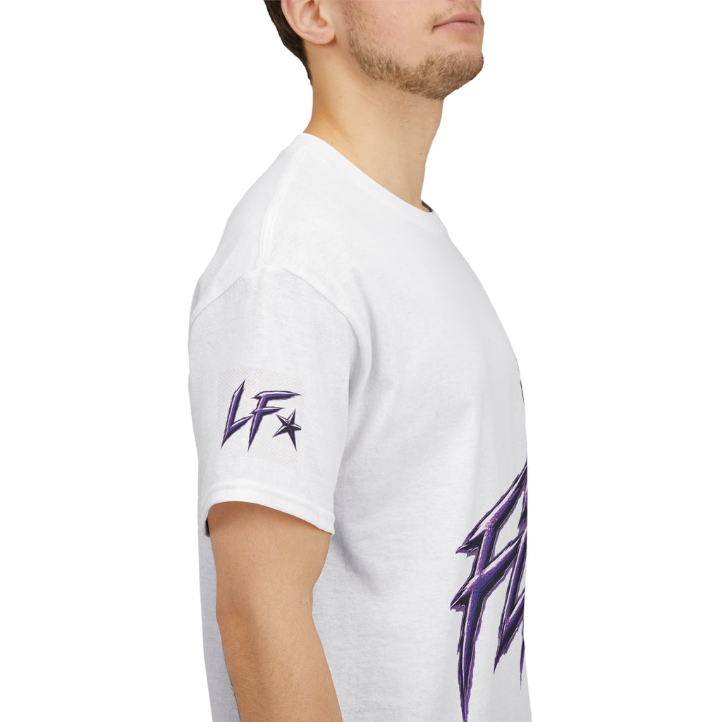 Lil Flame Graphic Tee — Purple Graffiti Streetwear T-Shirt