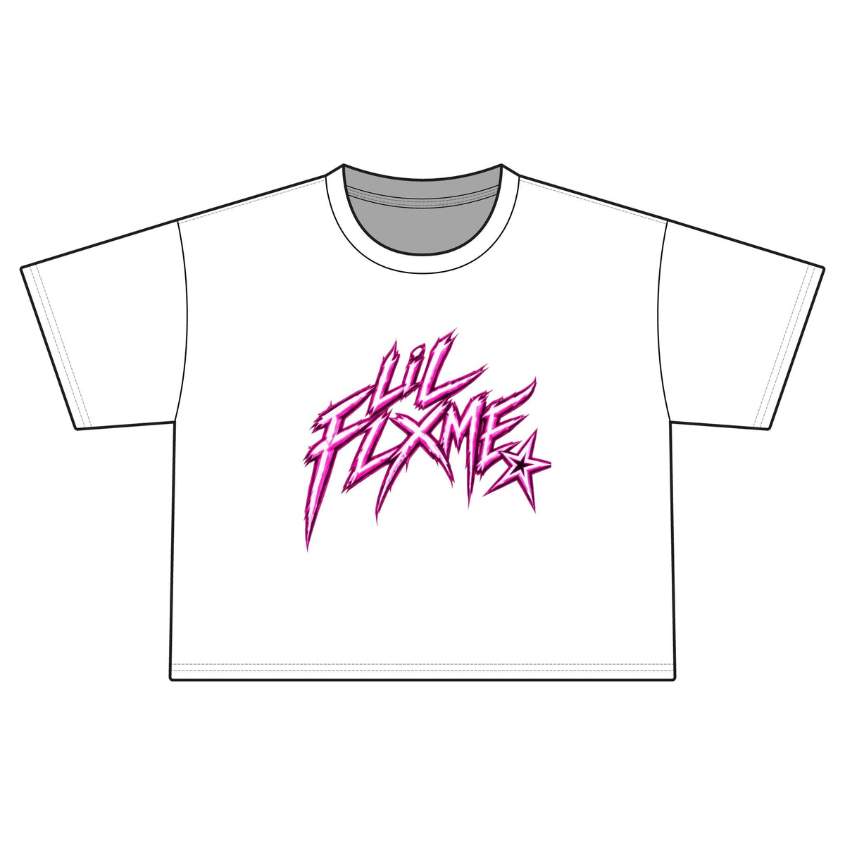 Women's Cropped Basic Lil Flxme Tee